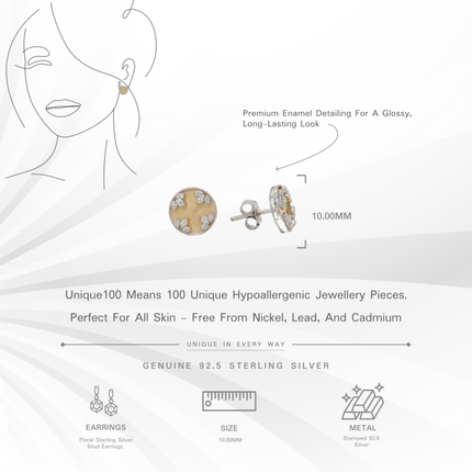 Chic Bloom Silver Earrings | Elegant Minimalist Jewelry