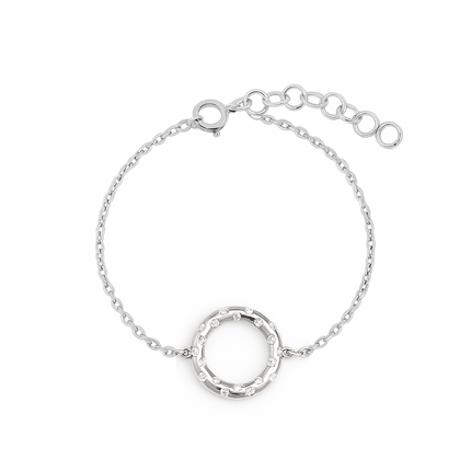 Pave Circle Bracelet