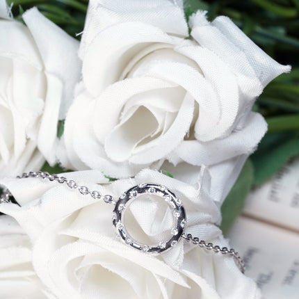 Pave Circle Bracelet