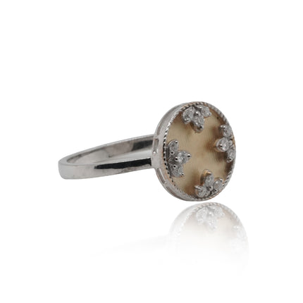 Glow Bud 925 Silver Ring | Delicate Floral Fashion