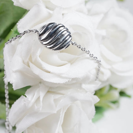 Contemporary Woven Silver Bracelet | Limited Edition Jewelry