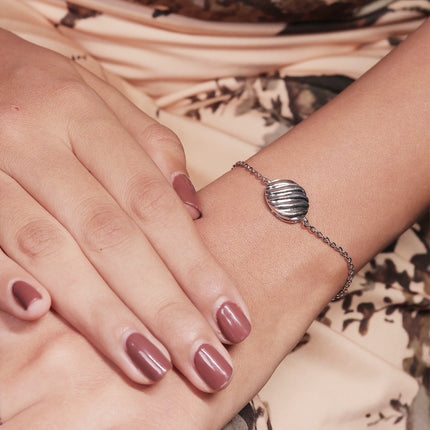 Contemporary Woven Silver Bracelet | Limited Edition Jewelry