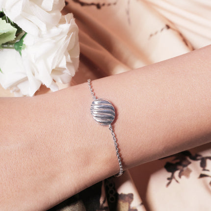 Contemporary Woven Silver Bracelet | Limited Edition Jewelry