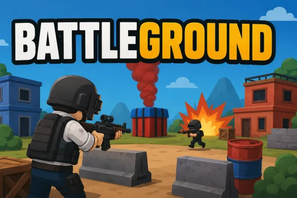 Top-down soldier with a rifle facing enemies on a green battlefield
