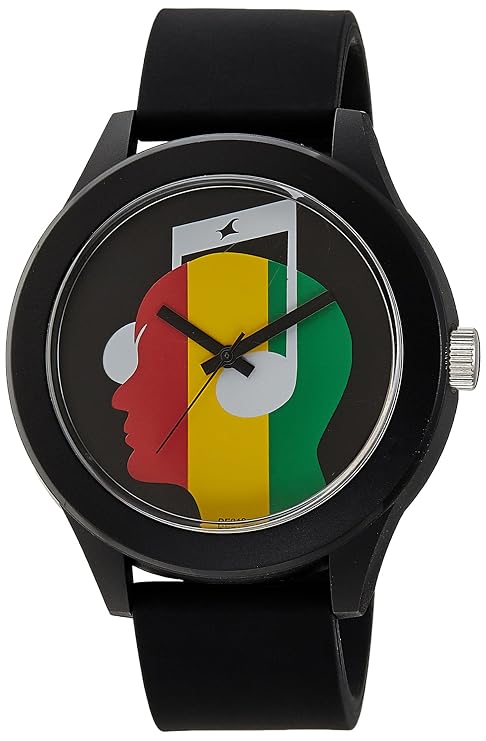 Fastrack Analog Black Dial Men's Watch (Model: NK38003PP01)