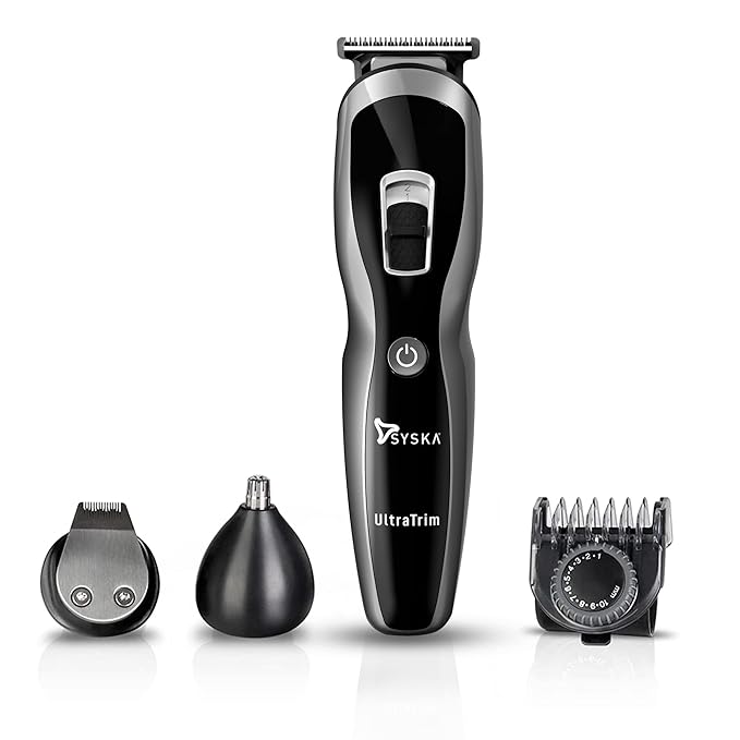 Syska HT3333 Hair Trimmer, Black