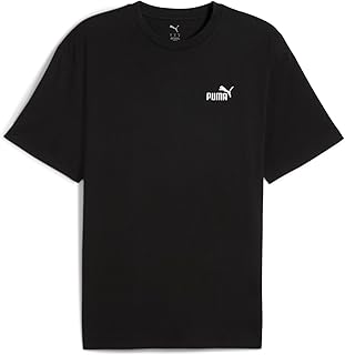 Puma Men's Essentials Logo Tee (Black, M)
