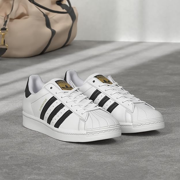Adidas Originals Men's Superstar Sneakers (White/Black)