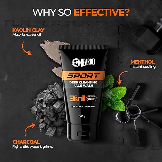 Beardo Ultramoist Deep Hydrating Face Wash (100g)